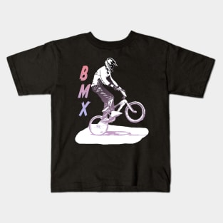 bmx racing Kids T-Shirt